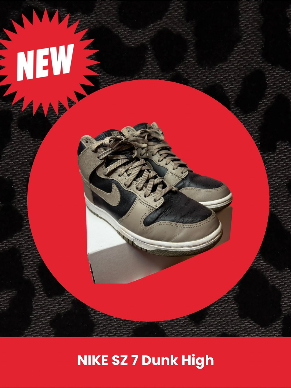 Nike Women's Dunk High 'Moon Fossil' - Black & Tan